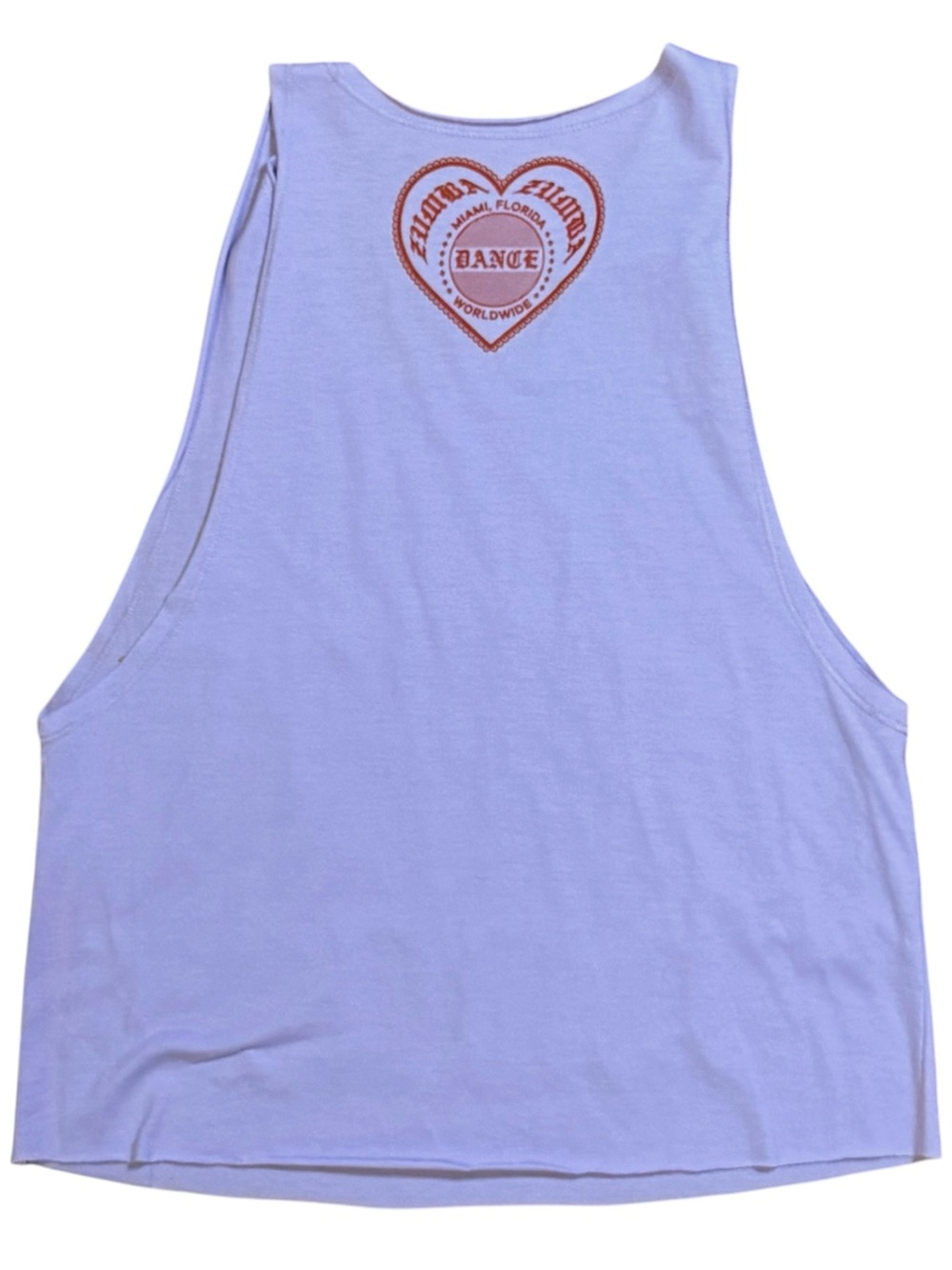Zumba Fitness Purple Long Sleeve Tee Red 'Zumba Love' Graphic and Cut Tank XS - Picture 7 of 11